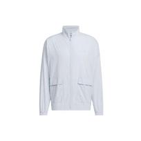 Adidas Relaxed Jacket With Solid Color Logo Men Jackets Light-Blue IT3956 XL