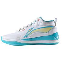 Li Ning Wade Way 937 TD Shock Absorption Anti-Slip Wear-Resistant Mid-Top Basketball Shoes Men Basketball Shoes Blue Green ABAR004-1 43
