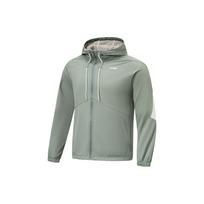 Li Ning Color Block Hooded Sports Jacket Men Jacket Gray Green AFDT411-3 M