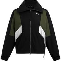 Under Armour Color Block Training Jacket Women Jackets Black 1389317-001 XL
