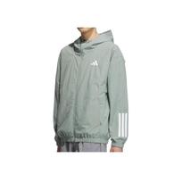 Adidas Sports Casual Hooded Zip Jacket Men Jackets Gray KC3927 XL