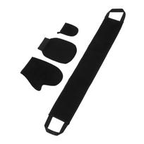 4pcs Double Faced Flocking Self Tanning Mitt Applicator Kit Exfoliating Glove Back Lotion Applicator