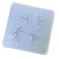 Multipurpose Silicone Molds Ballet Theme Pendant Moulds Hand-Making Accessories for Sweets and Cake Embellishments
