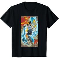 Kids The Legend Of Korra Elemental Art Avatar Kids T-Shirt S juoda