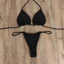 Sexy Women Bikini Brazilian Swimsuit Push-up Padded Bra Thong Two Pieces Swimwear Beachwear Bathing Suit Femme S juoda