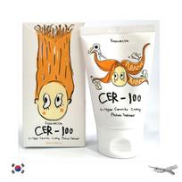 Elizavecca CER-100 Collagen Ceramide Coating Protein Hair Treatment (100ml) – Deep Repair for Dry & Damaged Hair orange