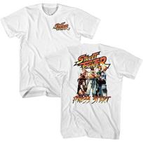Street Fighter Press Start White Gaming Shirt Unisex T-Shirt S