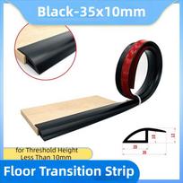 NEW Carpet to Tile Floor Transition Strip Wear-resistant Cuttable Edging Trim Strip Self Adhesive PVC Threshold Cover Doorway