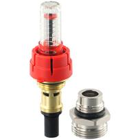 Brass For Water Flow Meter for Underfloor Heating Systems Removable Glass for Quick Maintenance and Monitoring China Mainland