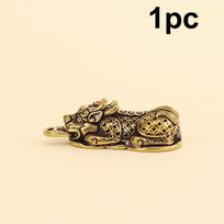 Žalvarinis Pixiu Monetos Kinų Miniatiūrinės Figūrėlės - Laimės Ornamentas Namų Biuro Stalo Dekoras | Tradiciniai Feng Shui Amuletai