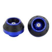 Motorbike Falling Protection Motorcycle Front Fork Frame Sliders Scooter Wheel Crash Pad Wheel Crash Protector mėlyna