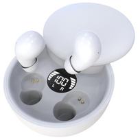 SK26 Bluetooth 5.4 Wireless Earphones Small Earbuds Sleeping Sport Invisible Headphones Bass Sound Quality Headset Sliding Cover balta