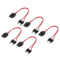 5Pcs Car Fuse Holder Connector Mini Heavy Duty Wire Extension for Vehicle ATM 20A 16AWG with 5 Fuses ACL L 29.2mm