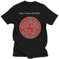 Men Clothing Oversized Graphic T Shirts2024 King Crimson Men Discipline Black T-shirt Black Harajuku Oversized Graphic Summer... S įvairiaspalvis
