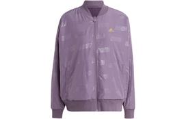 Adidas Embossed Monogram Reversible Jackets & Coats Women's Dark Gray Violet IM2595 S