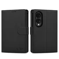 Tech-Protect Wallet-style phone case for Samsung Galaxy Z Fold 8 (F971), black