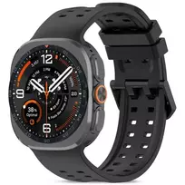 Tech-Protect SILICONE AIR BAND FOR SAMSUNG GALAXY WATCH ULTRA 1 / 2 2024-2026 (47 MM) BLACK