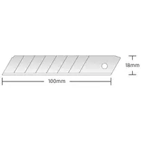 Prox Spare blades for 18mm SK2 0.6mm 10gb Expert