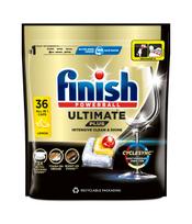Indaplovių kapsulės FINISH Ultimate Plus Lemon, 36 vnt.