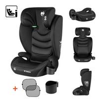 Vaikiška autokėdutė Tulano Joy 20 Black i-Size – saugi kėdutė 100-150 cm, juoda