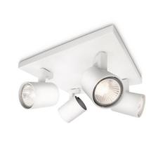 Philips - LED RGBW reguliuojamas taškinis šviestuvas RUNNER 4xGU10/6,5W/230V baltas