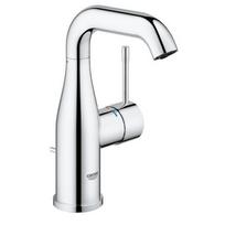 Grohe Essence praustuvo maišytuvas M dydis su dugno vožtuvu, chromas