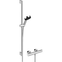 Dušo komplektas Hansgrohe, Pulsify Select S Shower system 105 3jet Relaxation EcoSmart su dušo maišytuvu Ecostat ir stovu 90 cm 24271000