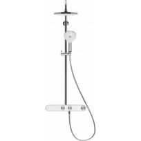 Termostatinė dušo sistema su lentyna Duravit Shelf 1050, chromo / balta, TH4380008005