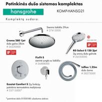 Hansgrohe potinkinės dušo sistemos komplektas HANSG21