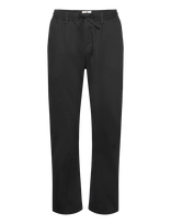 Anerkjendt - Akjan Cotton Pleat Ela Pants - Laisvalaiko marškiniai - Juoda
