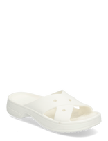 Crocs - Cl Womens Cross Strap - Baseino šlepetės - Balta