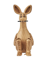 Dsignhouse Moomin - Mumitroldene Træfigur Egetræ Sniff - Medinė figūrėlė - Marga / raštuota
