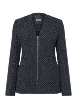 BOSS - Jia19 - BouclÉ Blazers - Tamsiai mėlyna