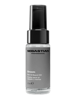 Sebastian Professional - Sebastian Professional Groom Hair & Beard Oil For Men 30Ml - Plaukų aliejus - Nude