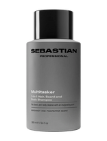 Sebastian Professional - Sebastian Professional Multitasker For Men 3-In-1 Hair, Beard And Body Shampoo 280Ml - Šampūnas - Nude