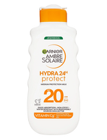 Garnier - Garnier Ambre Solaire Hydra 24H Protect Sun Protecting Milk Spf20 For Normal Skin 175 Ml - Kūno priežiūros priemonė - Nude