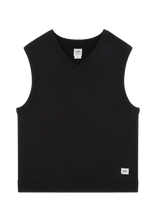 Lee Jeans - Workwear Knit Vest - V formos iškirptės megztinis - Juoda