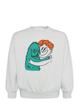 Bobo Choses - Bobo Choses Hug Hairy Monster Sweatshirt - Megztinis - Smėlio
