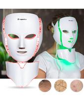 LED šviesos terapijos veido/kaklo kaukė inSPORTline Hilmana