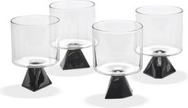 Serax Stiklinės Silos 380 ml, juodos, 4 vnt.