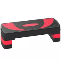Step Aerobikos Treniruoklis | 3 Lygiai 10/15/20cm | 150kg | Raudonas