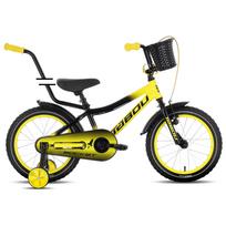 Tabou Rocket 16 black-yellow dviratis
