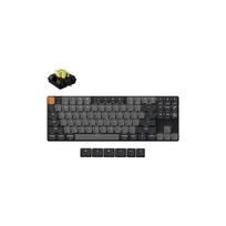 Keychron K1 80% belaidė mechaninė klaviatūra su LED apšvietimu, juoda
