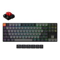 Keychron K1 RGB 80% belaidė mechaninė klaviatūra, juoda