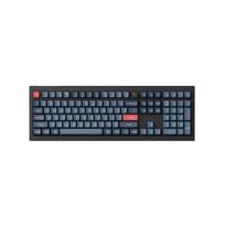 Keychron V6 Max RGB 100% belaidė mechaninė klaviatūra, Carbon Black / Dark Blue