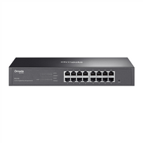Komutatorius TP-Link Switch ES216G V1.6 16 prievadų valdomas montuojamas į stelažą