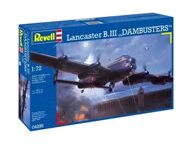 Surenkamas lėktuvo modelis „Revell Avro Lancaster B.III Dambusters“ 1:72