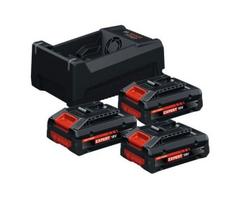 BOSCH AKUMULIATORIUS 18V 4,0Ah EXPERT 3vnt. + ĮKROVIKLIS GAL12V/18