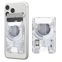 Spigen Ultra Hybrid Wallet MagSafe, zero one baltos spalvos