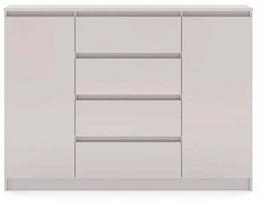 Komoda Simple 140 2D4S, kašmyro sp., 102 cm x 138.5 cm x 39 cm